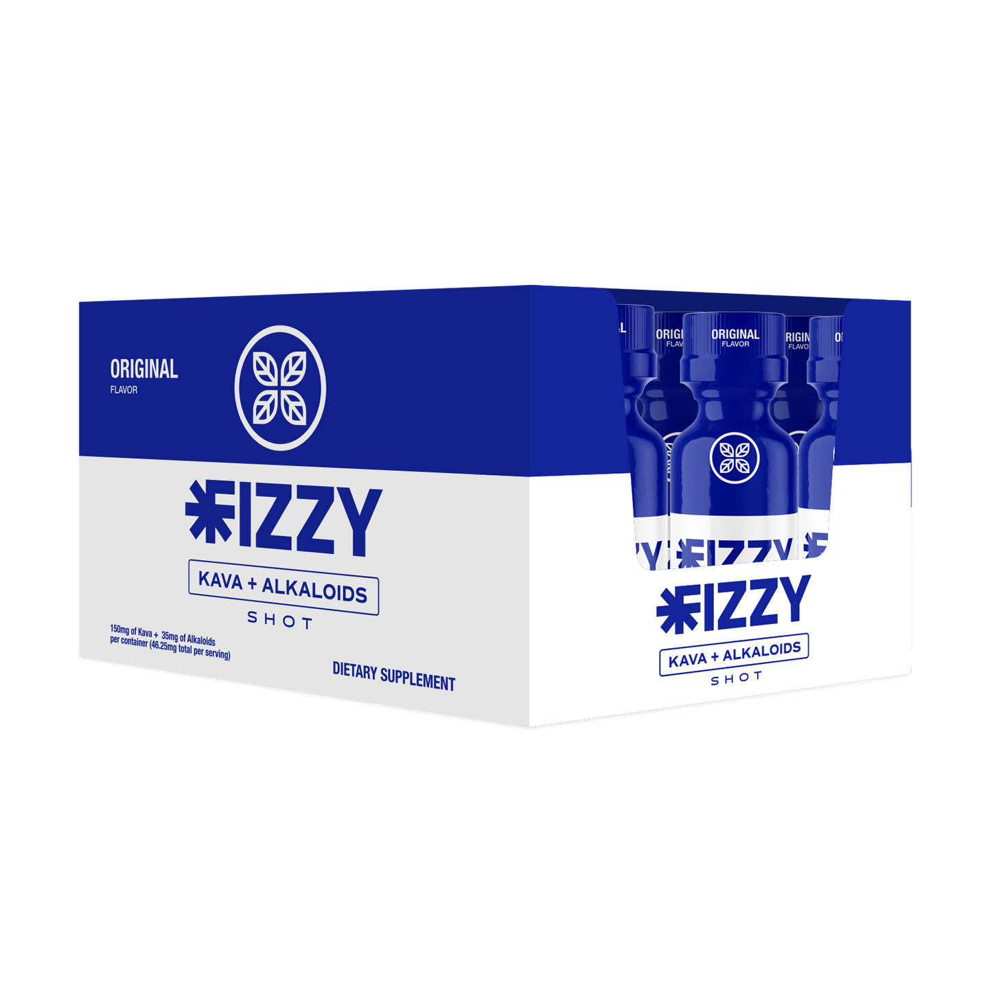 Fizzy Kava Original Flavor 150mg 12 Bottle Case