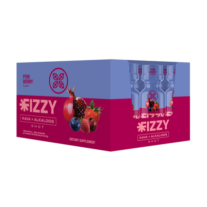 Fizzy KavaPOM Berry Flavor 150mg 12 Bottle Case