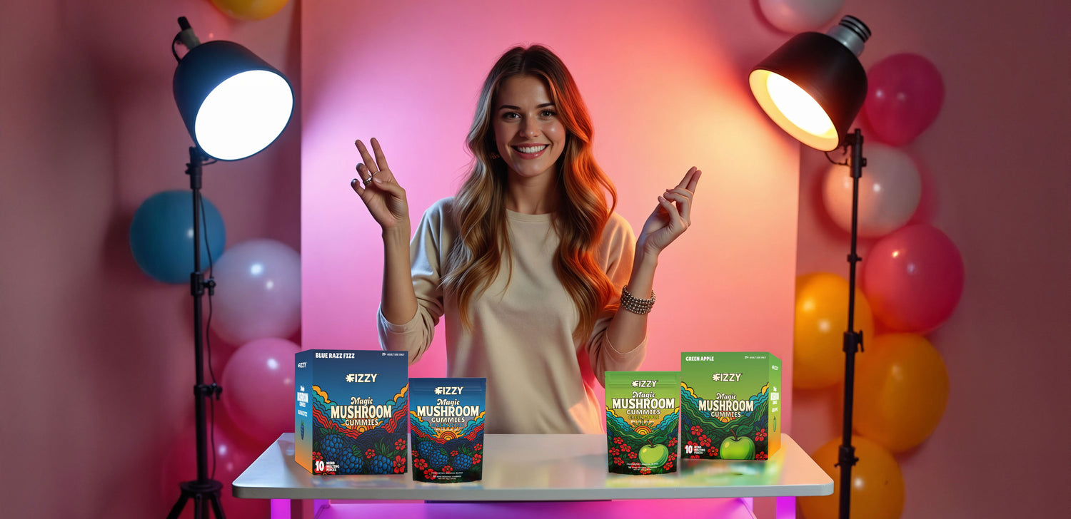 Fizzy Mushroom Gummies Tiktok Girl