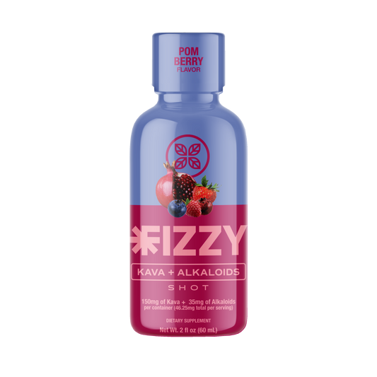 Fizzy KavaPOM Berry Flavor 150mg Bottle