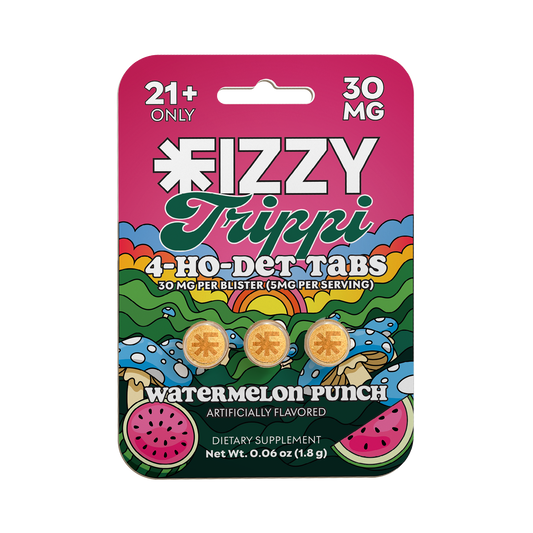 Fizzy Trippi Watermelon Punch Flavor 30mg 3 Tab Package