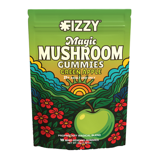 Fizzy Mushroom Watermelon Flavor 10 Gummy Package