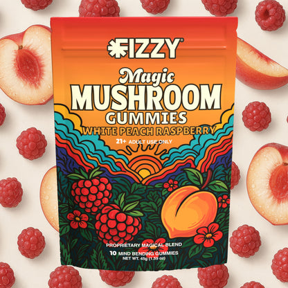 Mushrooms - White Peach Raspberry